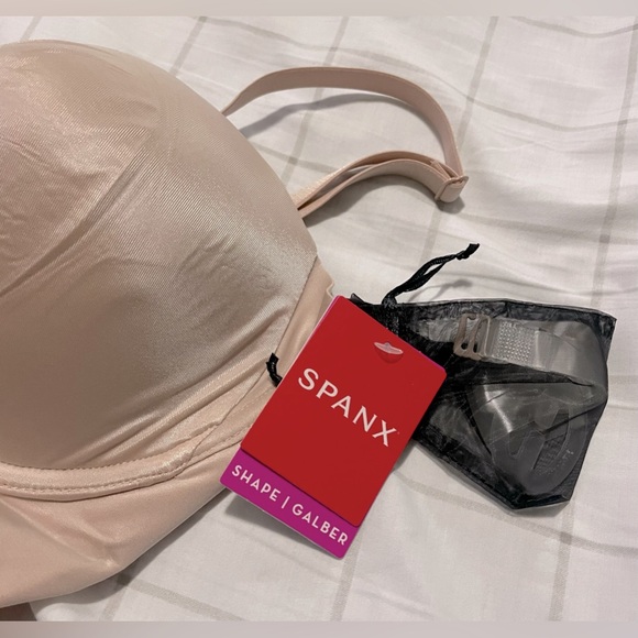 SPANXshape™ Suit Your Fancy Strapless Cupped Mid-Thigh Bodysuit - Picture 5 of 14
